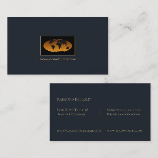 Geografisch Visitekaartje (Voorkant / Achterkant)