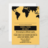 Geografische bewegende aankondiging (Voorkant / Achterkant)