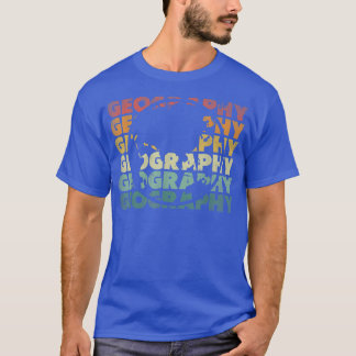 Geografische cartografie Geografische geografische T-shirt