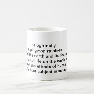 Geografische definitie koffiemok