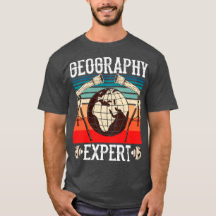 Geografische deskundige Geo Geografische student 1 T-shirt