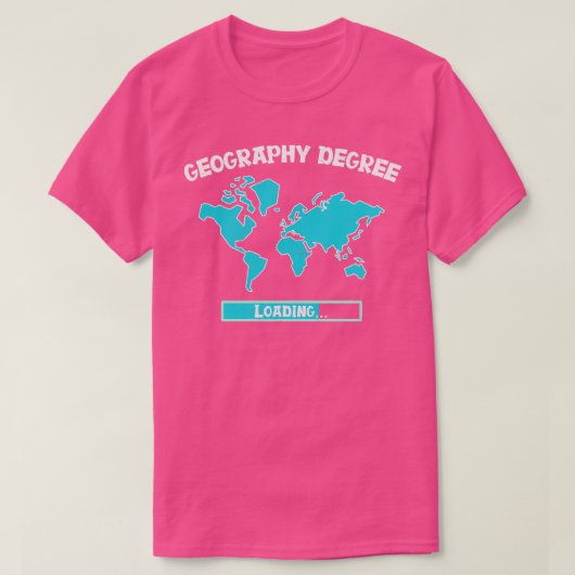 Geografische graad Lading leraar student 3 T-shirt (Design voorkant)