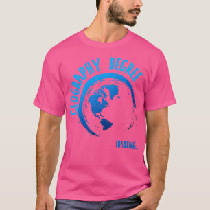 Geografische graad Lading leraar student T-shirt