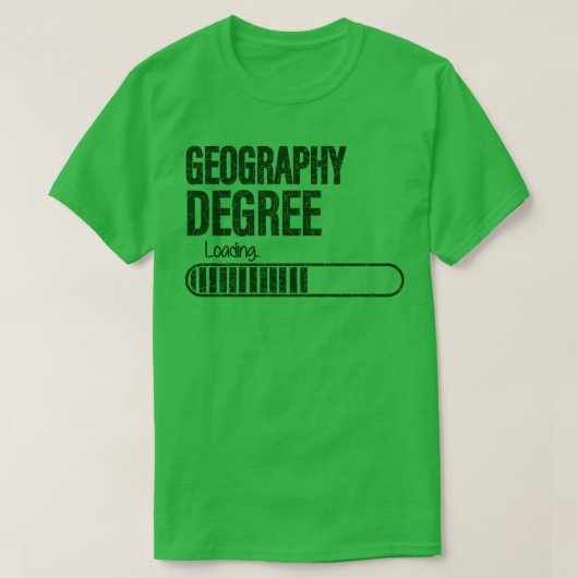 Geografische gradenbelasting voor geografische stu t-shirt (Design voorkant)