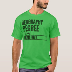 Geografische gradenbelasting voor geografische stu t-shirt