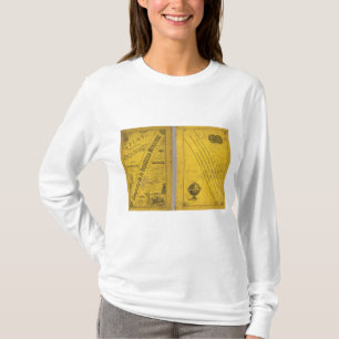 Geografische kaart t-shirt