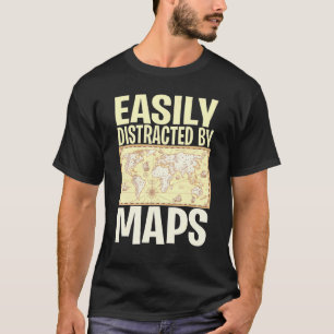 Geografische leraar, gemakkelijk verstoord door ka t-shirt