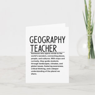 Geografische leraar kaart