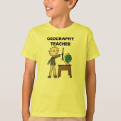Geografische leraar t-shirt (Voorkant)
