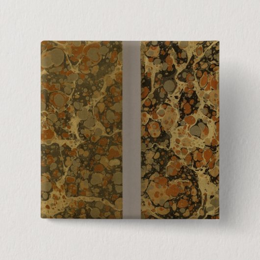 Geografische oefeningen vierkante button 5,1 cm (Voorkant)