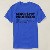 Geografische professor t-shirt (Design voorkant)