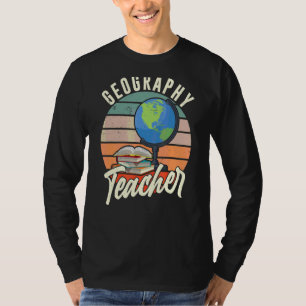 Geografische studie Leerwerker Geografisch T-shirt