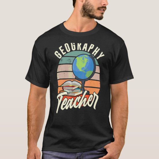 Geografische studie Leerwerker Geografisch T-shirt (Voorkant)