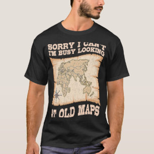 Geografische Wereldkaart Cartograaf Geografie Geol T-shirt
