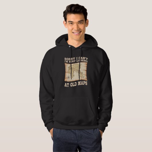 Geographer World Map Cartographer Geography Geolog Hoodie (Voorkant volledig)