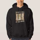 Geographer World Map Cartographer Geography Geolog Hoodie (Voorkant)
