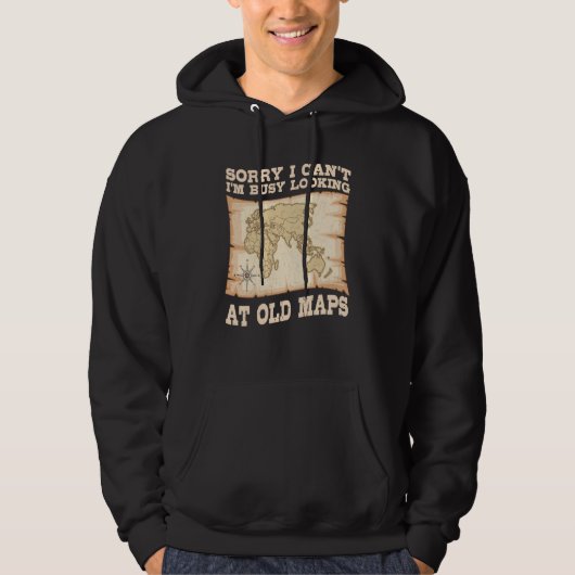 Geographer World Map Cartographer Geography Geolog Hoodie (Voorkant)