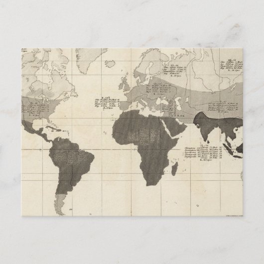 Geographical Distribution of Vegetation Briefkaart (Voorkant)