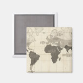 Geographical Distribution of Vegetation Magneet (Voorkant / Achterkant)