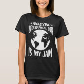Geographical Mapping Cartography World Map T-shirt (Voorkant)