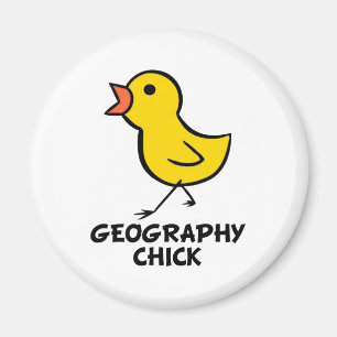 Geography Chick Magnet