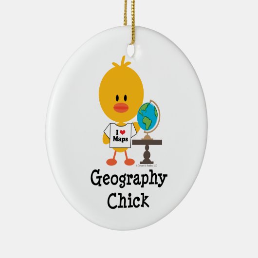 Geography Chick Ornament (Rechts)
