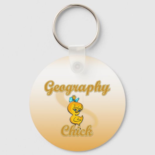 Geography Chick Sleutelhanger (Voorkant)