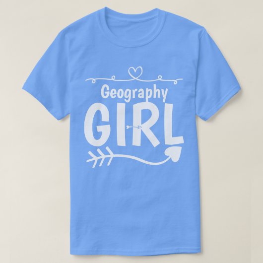 Geography Girl T-shirt (Design voorkant)