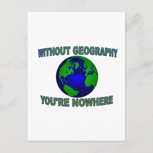GEOGRAPHY.jpg Briefkaart (Voorkant)