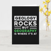 Geography leraar Funny Map World Continents Gift Kaart (Gele Bloem)