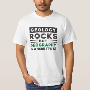 Geography leraar Funny World Continents Gift Idea T-shirt