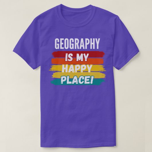 Geography Lover Gifts T-shirt (Design voorkant)