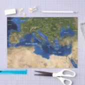 geography map tissue tissuepapier (Craft)