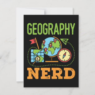 Geography Nerd Briefkaart