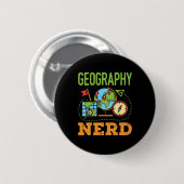 Geography Nerd Ronde Button 5,7 Cm (Voorkant /achterkant)