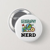 Geography Nerd Ronde Button 5,7 Cm (Voorkant /achterkant)