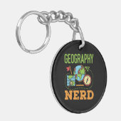 Geography Nerd Sleutelhanger (Voorkant Links)