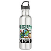 Geography Nerd Waterfles (Voorkant)