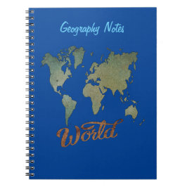Geography Notes Notitieboek voor studenten en doce
