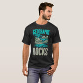 Geography Rocks Teacher Geographer T-shirt (Voorkant volledig)