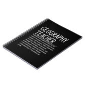 Geography teacher notitieboek (Linkerzijde)