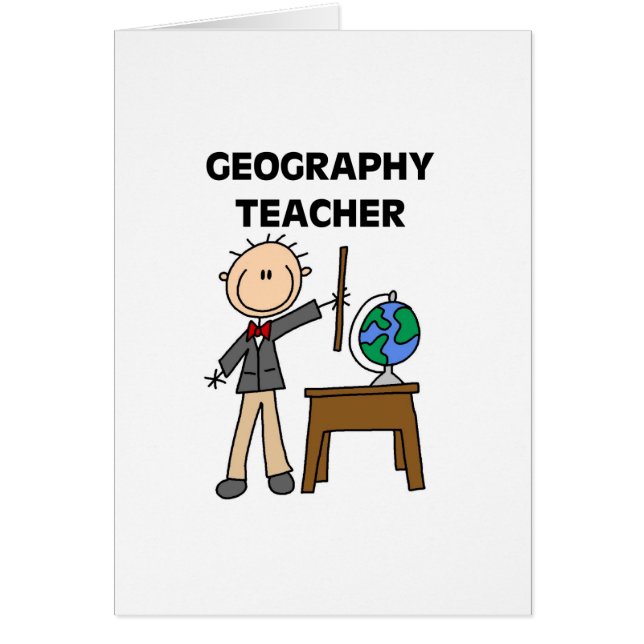 GEOGRAPHY-TEACHERT T-shirts en cadeautjes (Voorkant)