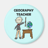 GEOGRAPHY-TEACHERT T-shirts en cadeautjes Magneet (Voorkant)