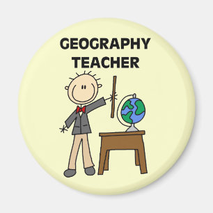 GEOGRAPHY-TEACHERT T-shirts en cadeautjes Magneet