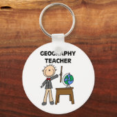GEOGRAPHY-TEACHERT T-shirts en cadeautjes Sleutelhanger (Voorkant)