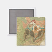 Geol-kaart US Magneet (Voorkant / Achterkant)