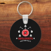 Geologen | Funny Gifts for Geologists | Geologie Sleutelhanger (Voorkant)