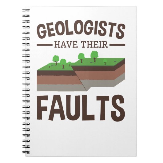Geologen hebben hun fauna Geology Earth Science Notitieboek (Voorkant)
