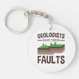 Geologen hebben hun fauna Geology Earth Science Sleutelhanger