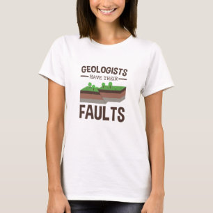 Geologen hebben hun fauna Geology Earth Science T-shirt